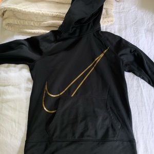 Thermafit Nike Hoodie Blk/Gold